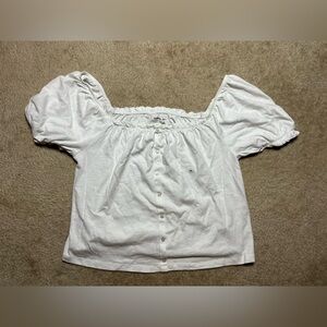 American Eagle White Top Size M NWOT